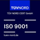 TÜV NORD CERT GmbH — ISO 9001